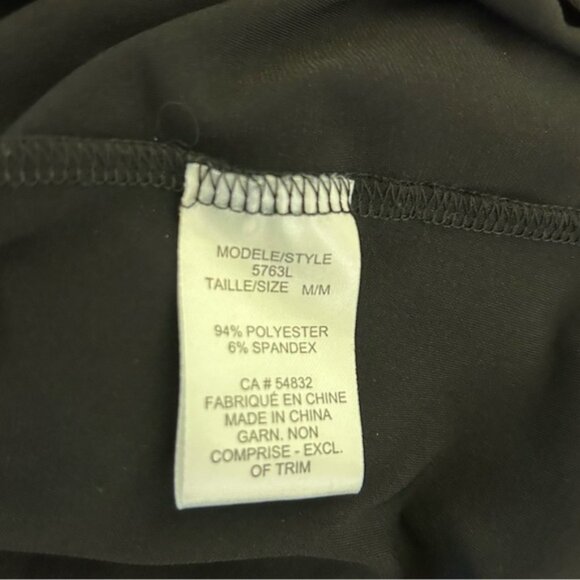 Tania D Asymmetrical Hem Orange Black Tank Top Size M - Picture 5 of 5